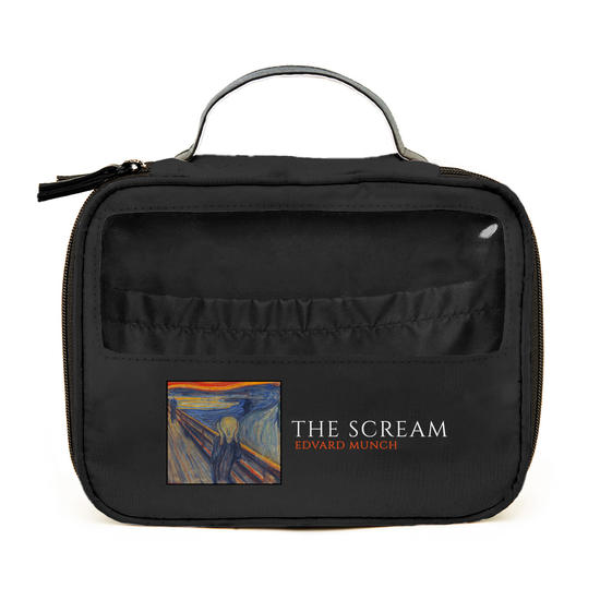 Necessaire Makeup Double Preta - Munch Masterpieces - O Grito