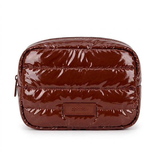 Necessaire Puffer Basic - Marrom