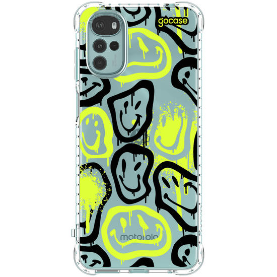 Capinha para celular  Neon Urban Smile