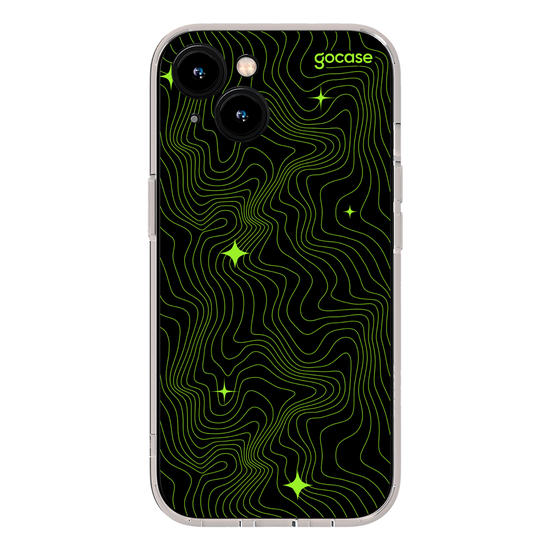Capinha para celular  Neon Wave Name