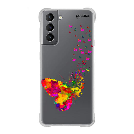 Capinha para celular Neon -  Borboletas Flutuantes