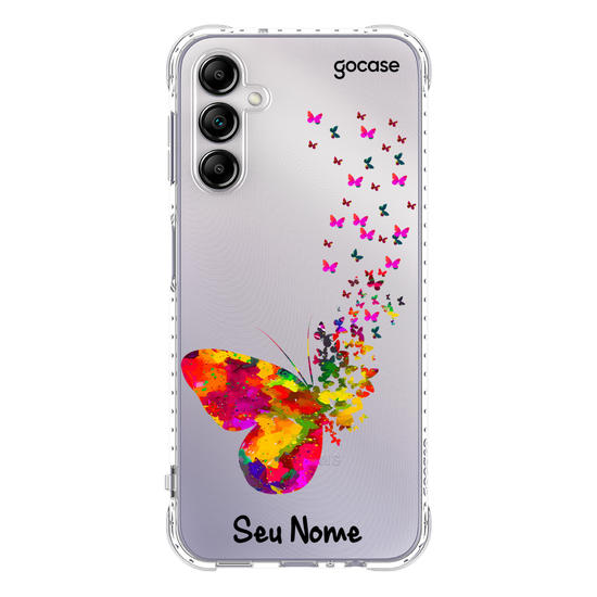Capinha para celular Neon -  Borboletas Flutuantes