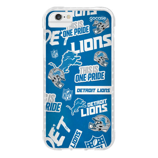 Capinha para celular  NFL - Detroit Lions - Pattern