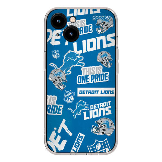 Capinha para celular  NFL - Detroit Lions - Pattern