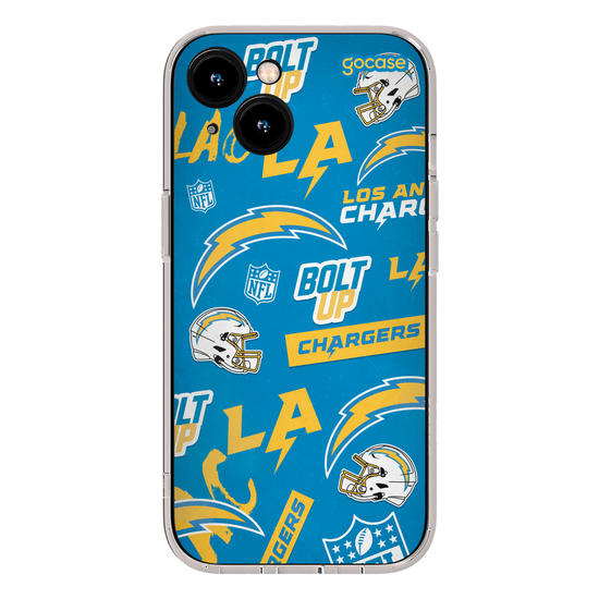 Capinha para celular  NFL - LA Chargers - Pattern