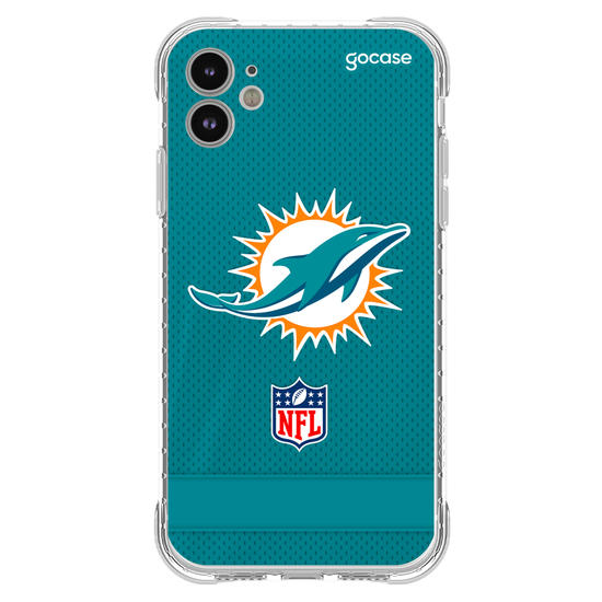 Capinha para celular NFL - Miami Dolphins - Logo