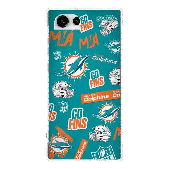 Capinha para celular  NFL - Miami Dolphins - Pattern