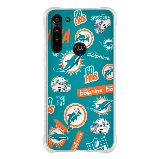 Capinha para celular  NFL - Miami Dolphins - Pattern