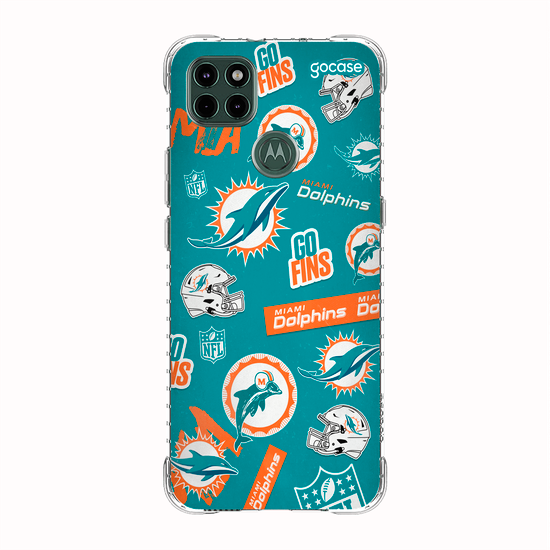 Capinha para celular  NFL - Miami Dolphins - Pattern