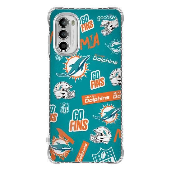 Capinha para celular  NFL - Miami Dolphins - Pattern