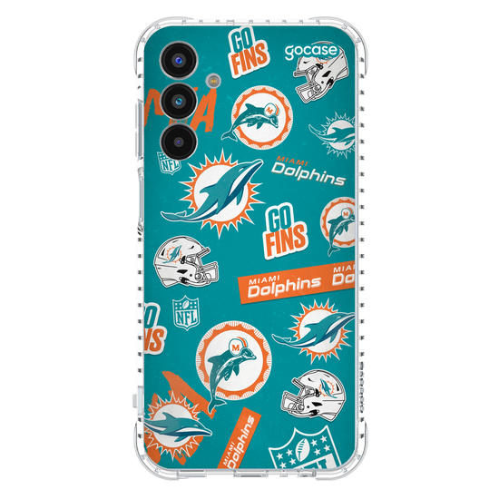 Capinha para celular  NFL - Miami Dolphins - Pattern