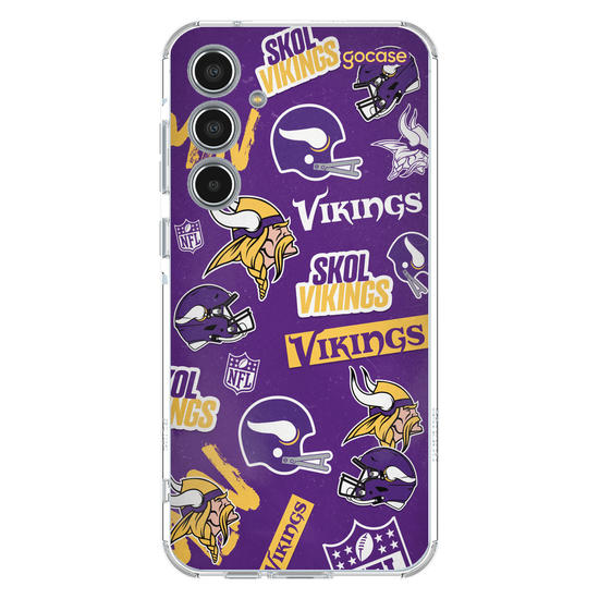 Capinha para celular  NFL - Minnesota Vikings - Pattern