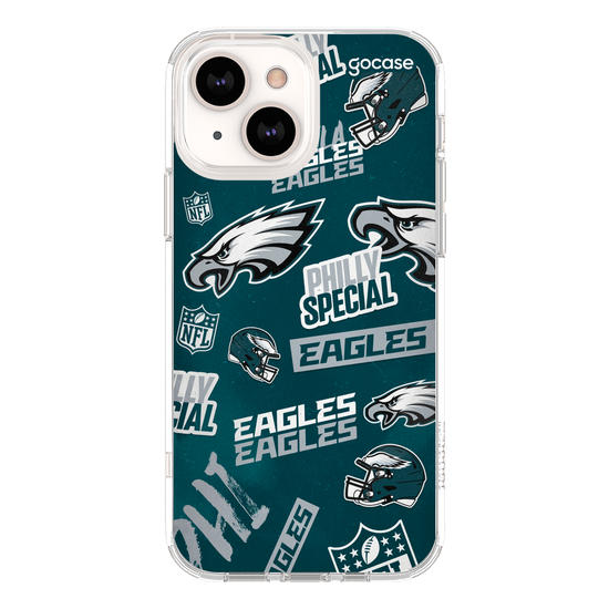 Capinha para celular NFL - Philadelphia Eagles - Pattern