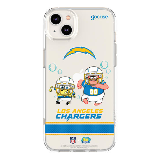 Capinha para celular  NFL x Bob Esponja - Los Angeles Chargers