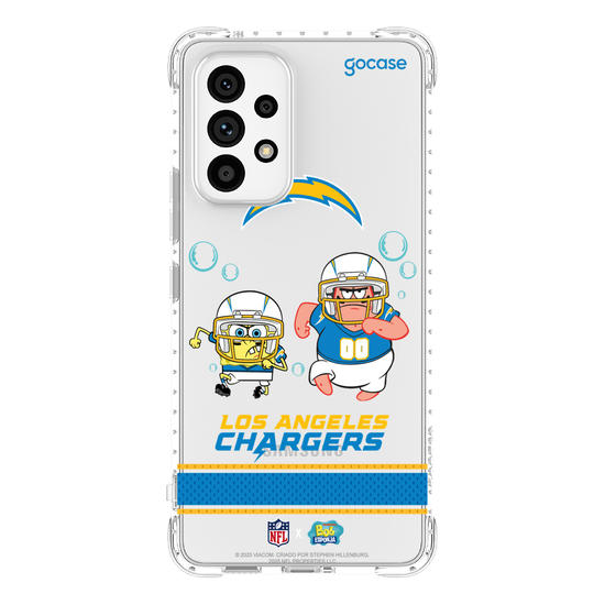 Capinha para celular  NFL x Bob Esponja - Los Angeles Chargers
