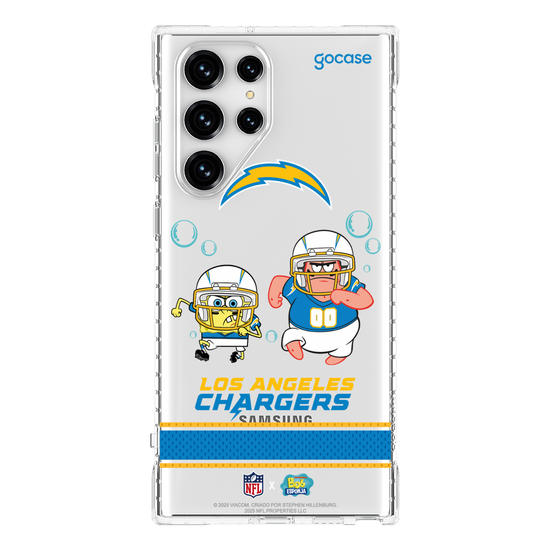 Capinha para celular  NFL x Bob Esponja - Los Angeles Chargers