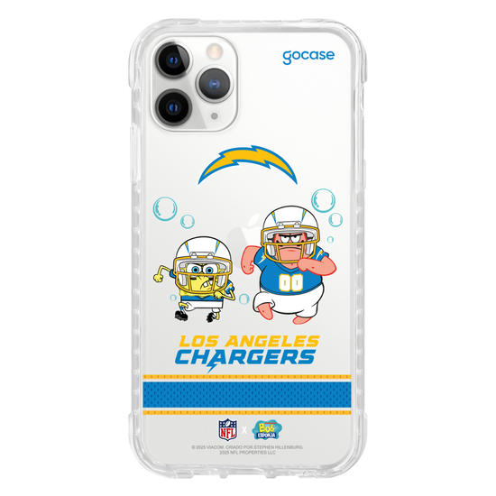 Capinha para celular  NFL x Bob Esponja - Los Angeles Chargers