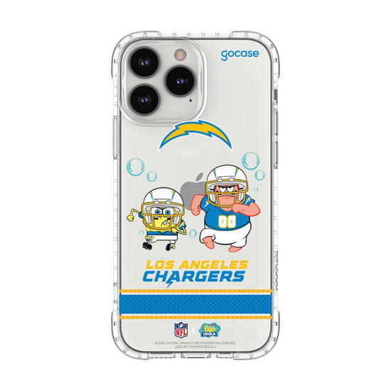 Capinha para celular  NFL x Bob Esponja - Los Angeles Chargers