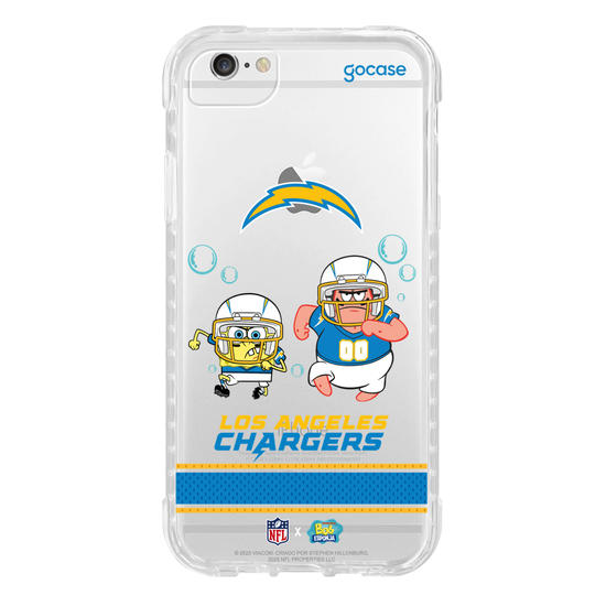 Capinha para celular  NFL x Bob Esponja - Los Angeles Chargers