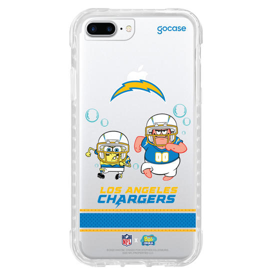 Capinha para celular  NFL x Bob Esponja - Los Angeles Chargers
