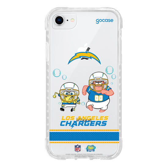 Capinha para celular  NFL x Bob Esponja - Los Angeles Chargers