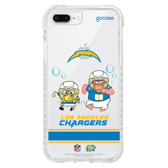 Capinha para celular  NFL x Bob Esponja - Los Angeles Chargers