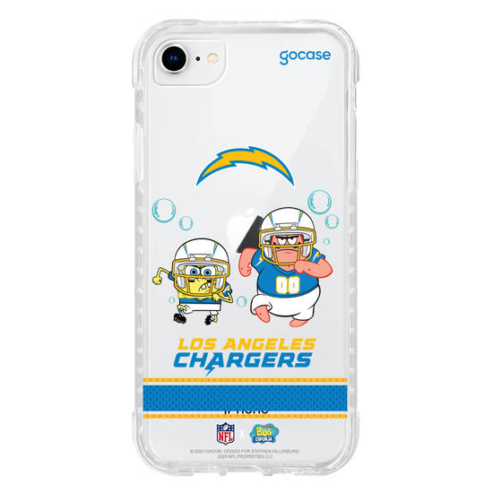 Capinha para celular  NFL x Bob Esponja - Los Angeles Chargers