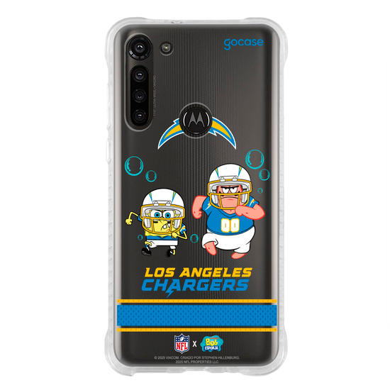 Capinha para celular  NFL x Bob Esponja - Los Angeles Chargers