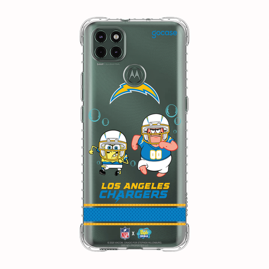 Capinha para celular  NFL x Bob Esponja - Los Angeles Chargers