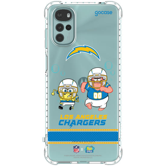 Capinha para celular  NFL x Bob Esponja - Los Angeles Chargers