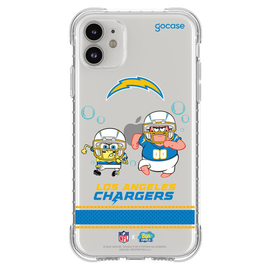 Capinha para celular  NFL x Bob Esponja - Los Angeles Chargers