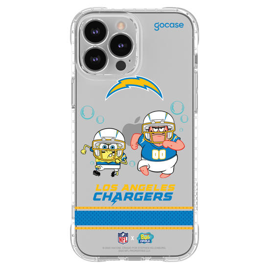 Capinha para celular  NFL x Bob Esponja - Los Angeles Chargers