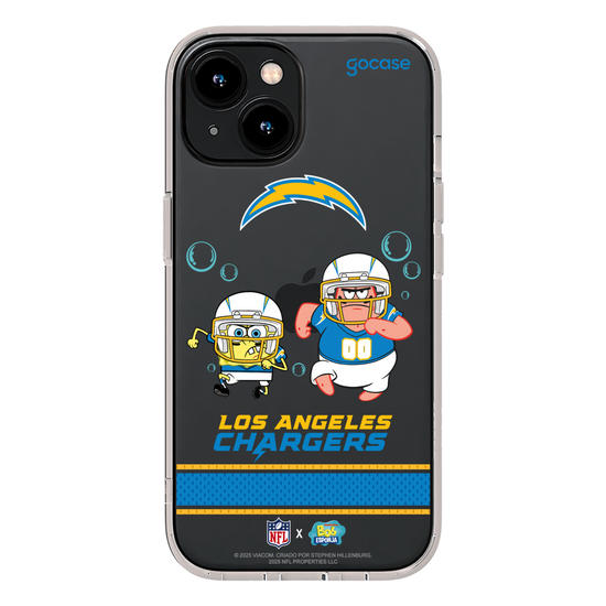 Capinha para celular  NFL x Bob Esponja - Los Angeles Chargers