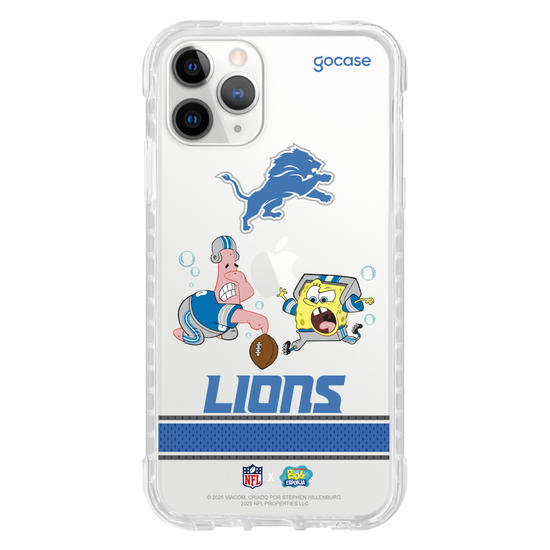 Capinha para celular  NFL x Bob Esponja - Detroid Lions
