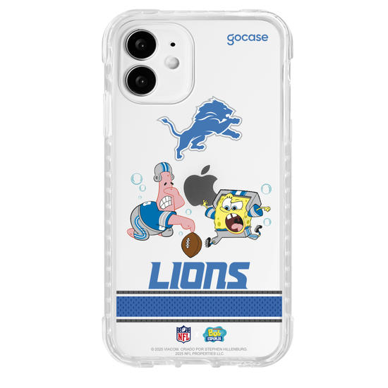 Capinha para celular  NFL x Bob Esponja - Detroid Lions