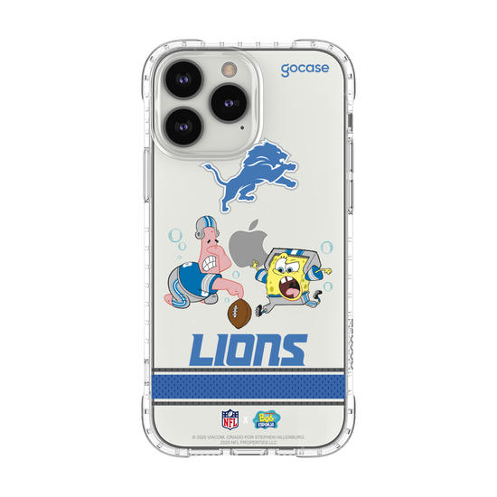 Capinha para celular  NFL x Bob Esponja - Detroid Lions
