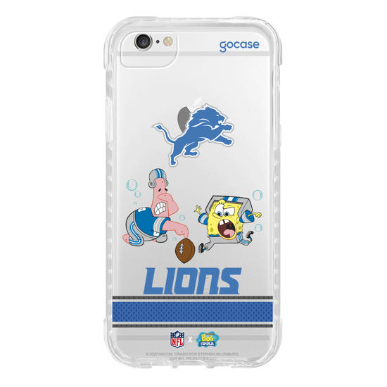 Capinha para celular  NFL x Bob Esponja - Detroid Lions