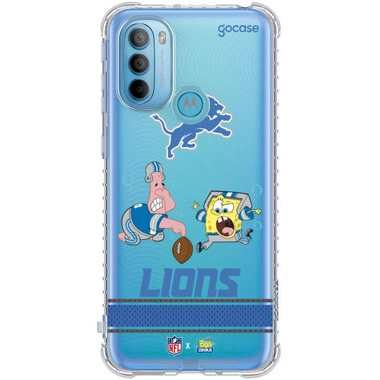 Capinha para celular  NFL x Bob Esponja - Detroid Lions