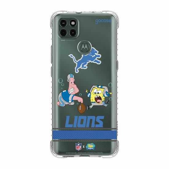 Capinha para celular  NFL x Bob Esponja - Detroid Lions