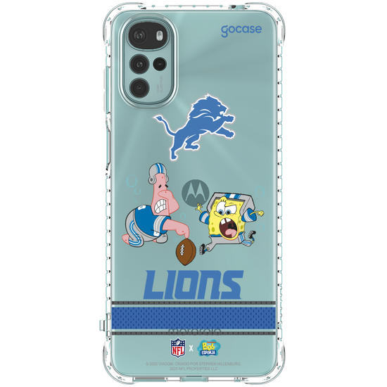 Capinha para celular  NFL x Bob Esponja - Detroid Lions