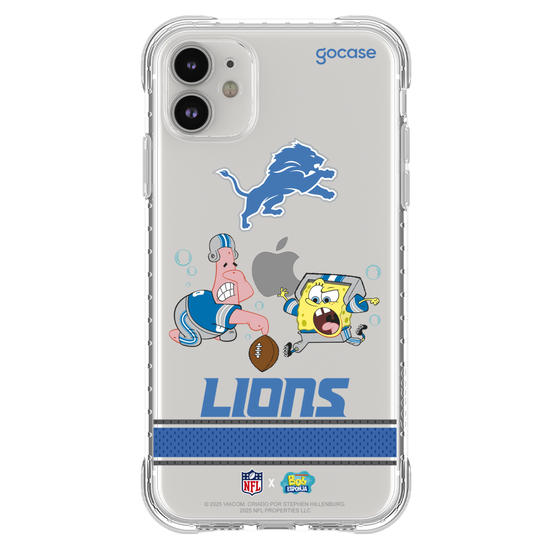 Capinha para celular  NFL x Bob Esponja - Detroid Lions
