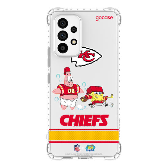 Capinha para celular  NFL x Bob Esponja - Kansas City Chiefs