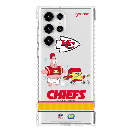 Capinha para celular  NFL x Bob Esponja - Kansas City Chiefs