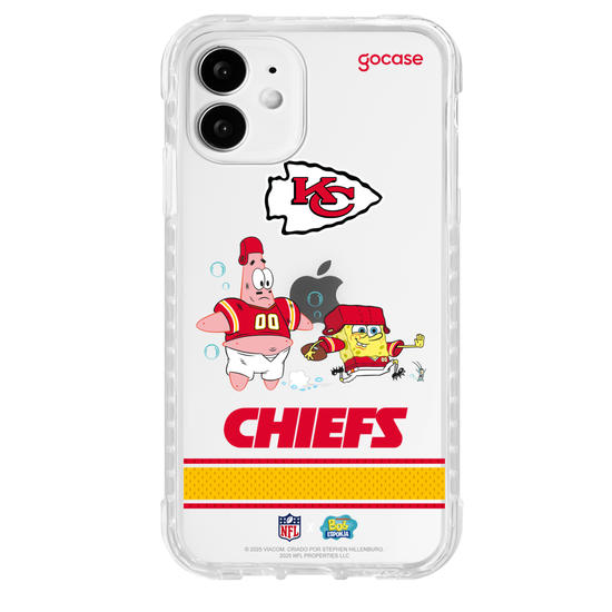 Capinha para celular  NFL x Bob Esponja - Kansas City Chiefs