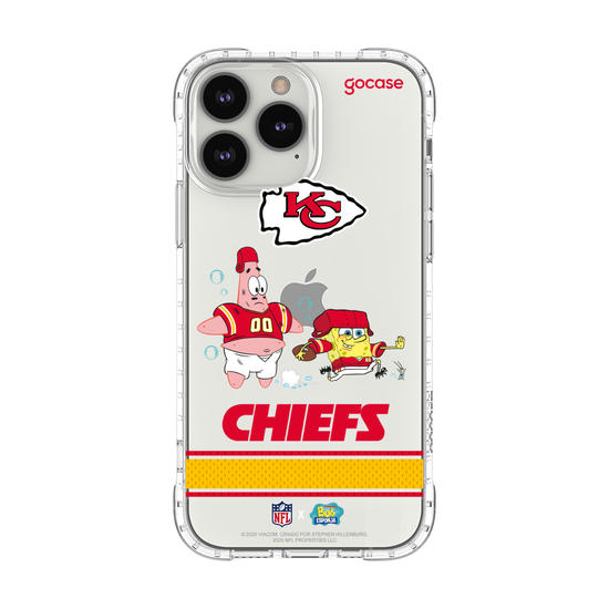 Capinha para celular  NFL x Bob Esponja - Kansas City Chiefs