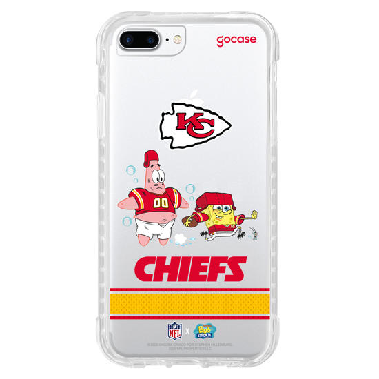Capinha para celular  NFL x Bob Esponja - Kansas City Chiefs