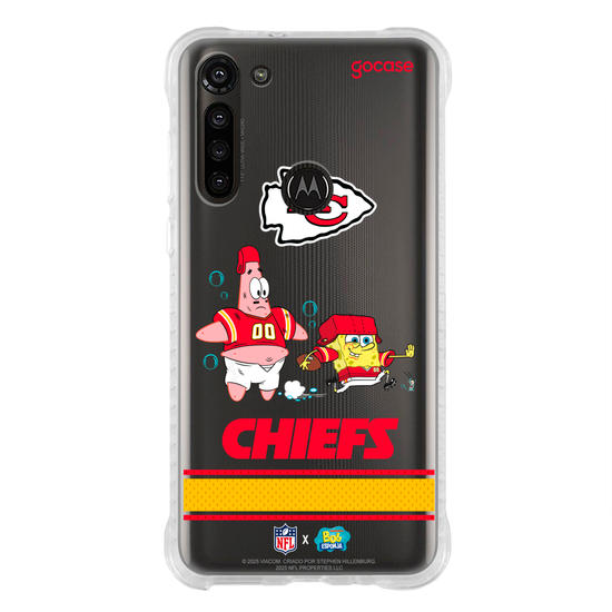 Capinha para celular  NFL x Bob Esponja - Kansas City Chiefs
