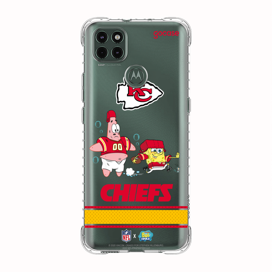 Capinha para celular  NFL x Bob Esponja - Kansas City Chiefs