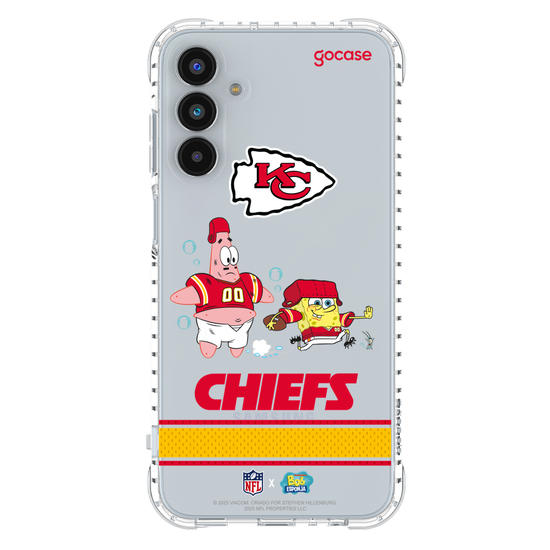 Capinha para celular  NFL x Bob Esponja - Kansas City Chiefs