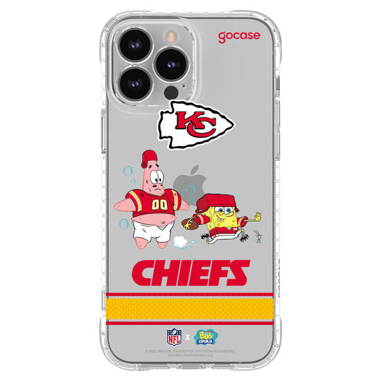 Capinha para celular  NFL x Bob Esponja - Kansas City Chiefs
